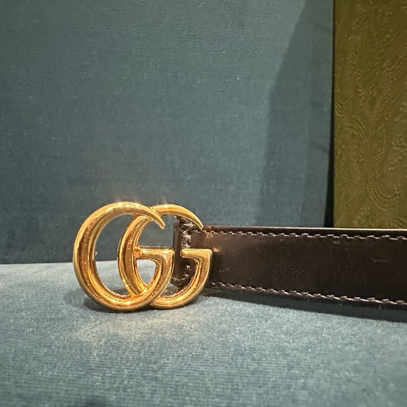 Gucci double G’s marmont belt, women’s size 80cm - Picture 2 of 7